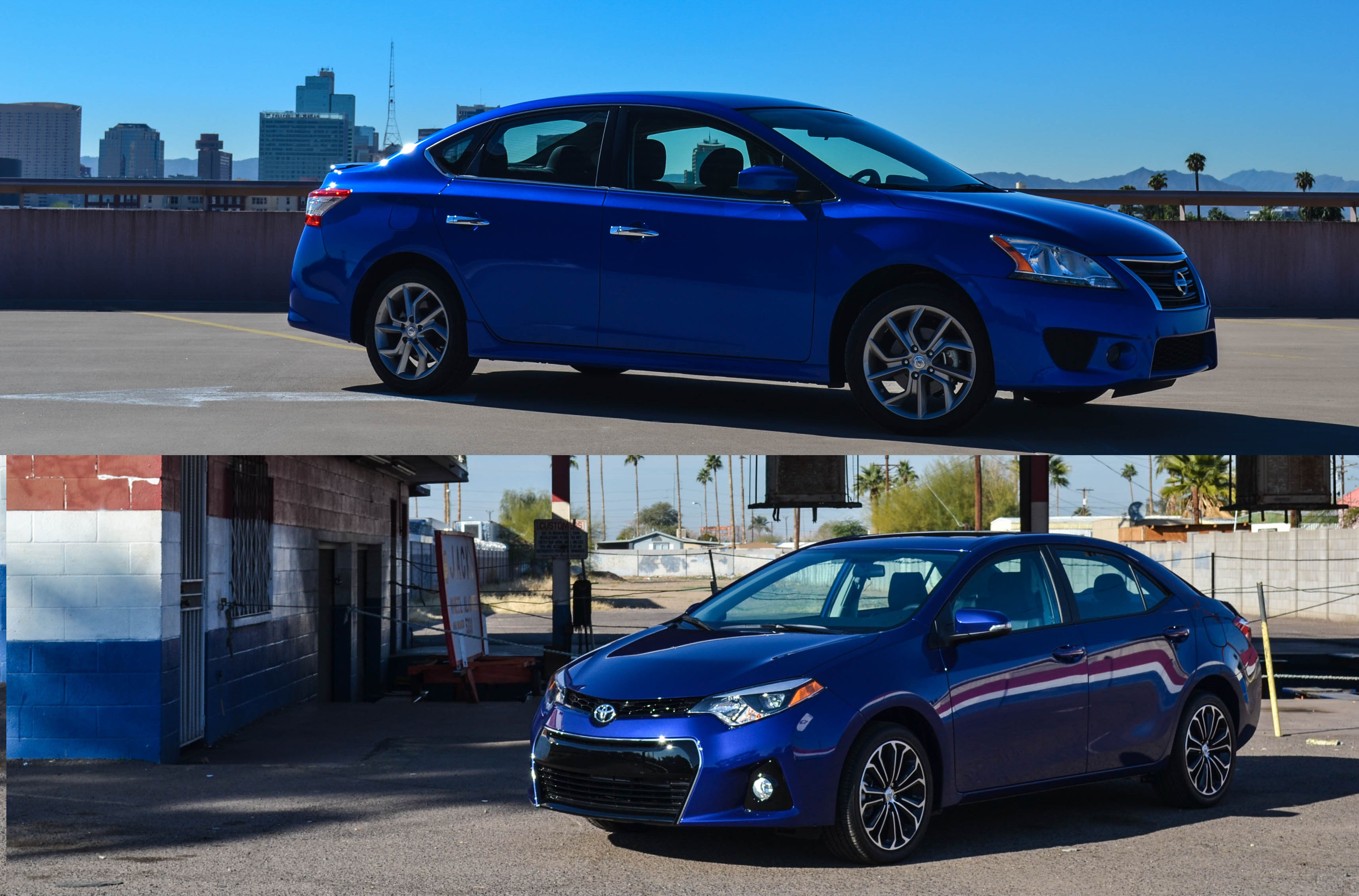 Comparison: Nissan Sentra SR vs Toyota Corolla S