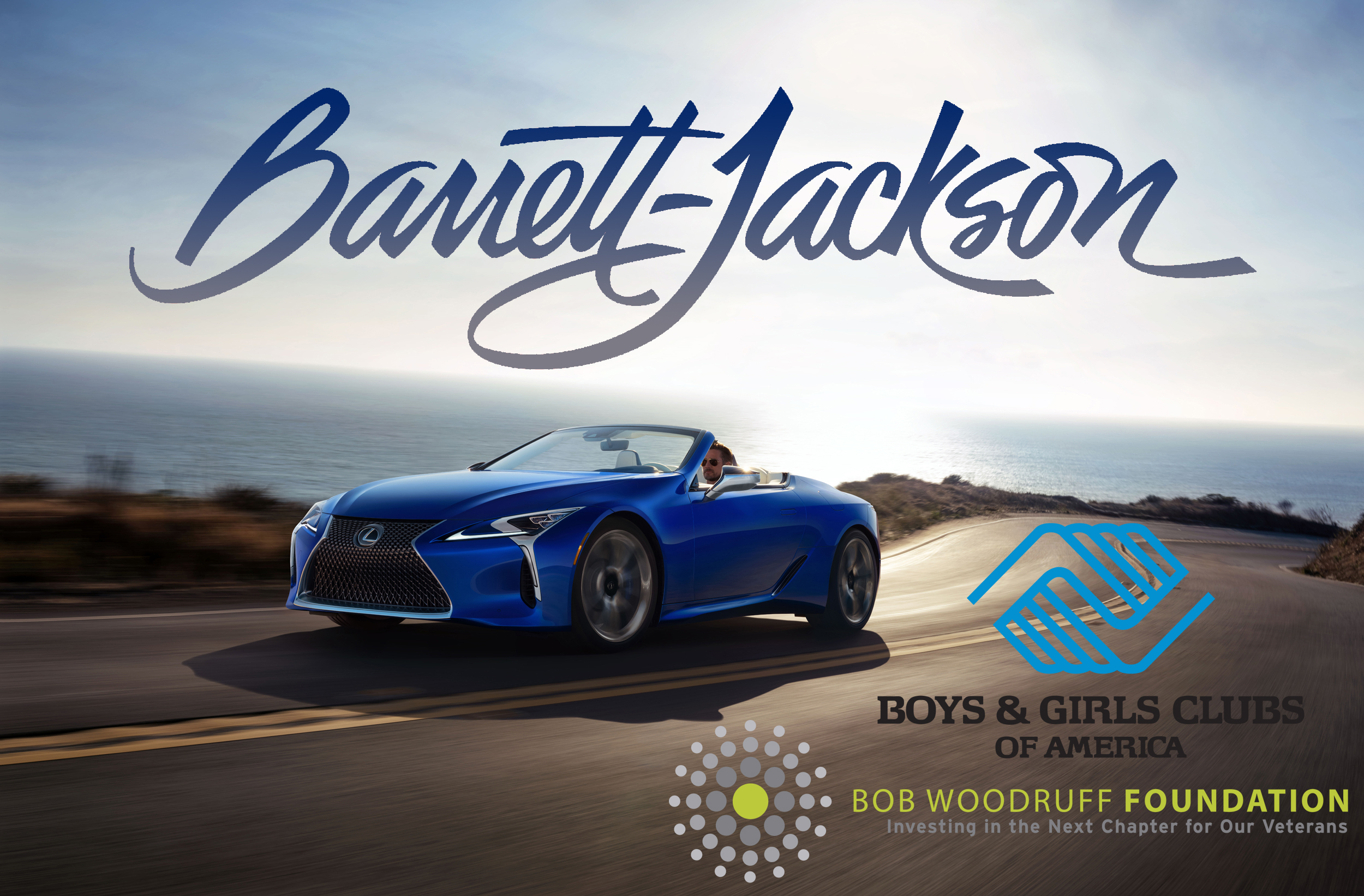 LEXUS DONATING MONEY RAISED FROM AUCTIONING VIN #100001, 2021 LC 500 CONVERTIBLE AT BARRETT-JACKSON TO BOYS AND GIRLS CLUB OF AMERICA & THE BOB WOODRUFF FOUNDATION