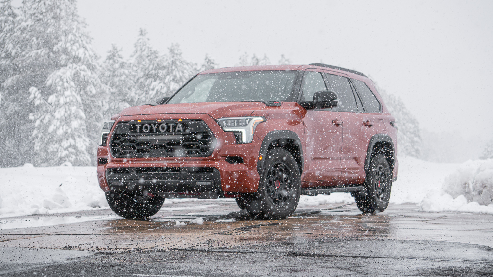 OFF-ROAD PROWLS AT A HEAVY PRICE: 2024 TOYOTA SEQUOIA TRD PRO
