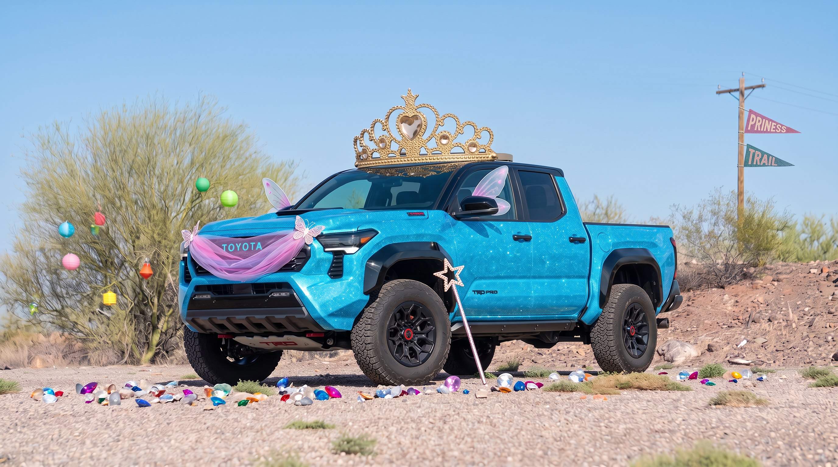 2026 TOYOTA TACOMA TRD PRO; OFF-ROAD CHOPS FOR DADDY’S LITTLE PRINCESS